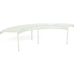 Palissade Parkbänk, Cream White