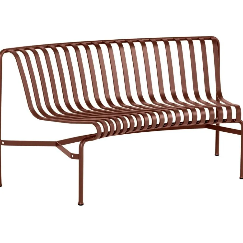 HAY Bänkar & Trädgårdsbänkar-Palissade Parkbänk Med Ryggstöd add-on out, Cream White