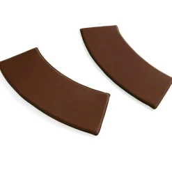 HAY Dynor För Utemöbler-Palissade Sittdyna Till Parkbänk Med Ryggstöd In/In, Iron Red