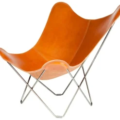 Cuero Fåtöljer-Pampa Mariposa Grass Green/Chrome