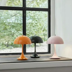 Louis Poulsen Portabla Lampor|Portabla Lampor-Panthella 160 Bordslampa Portabel, Svart