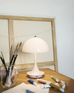 Louis Poulsen Portabla Lampor|Portabla Lampor-Panthella 160 Bordslampa Portabel, Svart