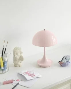 Louis Poulsen Portabla Lampor|Portabla Lampor-Panthella 160 Bordslampa Portabel, Svart