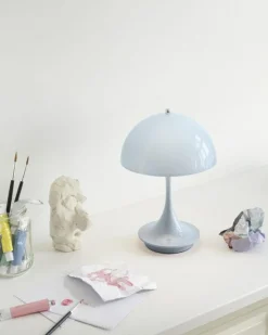 Louis Poulsen Portabla Lampor|Portabla Lampor-Panthella 160 Bordslampa Portabel, Svart