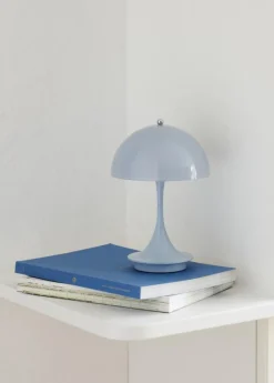 Louis Poulsen Portabla Lampor|Portabla Lampor-Panthella 160 Bordslampa Portabel V3, Opalvit
