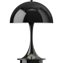 Louis Poulsen Portabla Lampor|Portabla Lampor-Panthella 160 Bordslampa Portabel V3, Opalvit