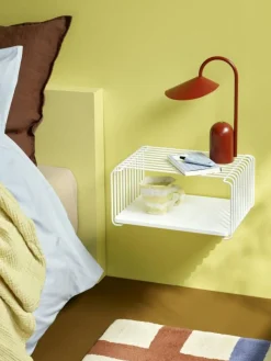 Montana Modulära Hyllsystem|Vägghyllor-Panton Wire inlay shelf 38-Snow