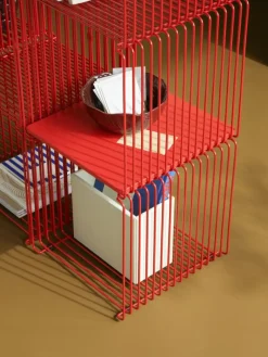 Montana Modulära Hyllsystem|Vägghyllor-Panton Wire inlay shelf 38-Snow