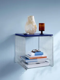 Montana Vägghyllor|Modulära Hyllsystem-Panton Wire top panel 07-Black Red