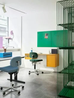 Montana Modulära Hyllsystem-Panton Wire Toppanel D:34, Svart Marmor