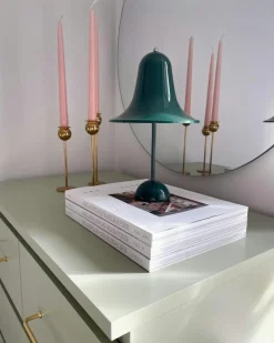 Pantop Bordslampa 23 cm, Ljusblå