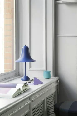 Pantop Bordslampa 23 cm, Ljusblå