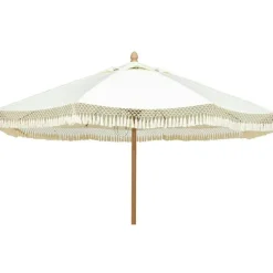 Hillerstorp Parasoll & Parasollfötter-Parasoll Med Fransar 300 cm,