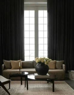 Passage Soffbord Mörk Ek, Ø90 cm