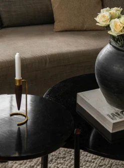 Passage Soffbord Mörk Ek, Ø90 cm