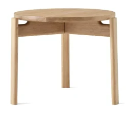 Audo Copenhagen Soffbord-Passage Soffbord Naturlig Ek, Ø50 cm