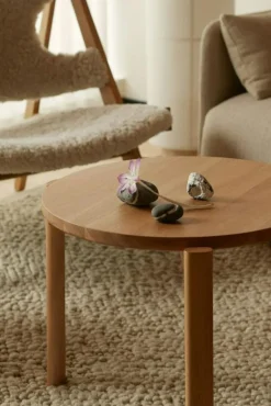 Audo Copenhagen Soffbord-Passage Soffbord Naturlig Ek, Ø50 cm