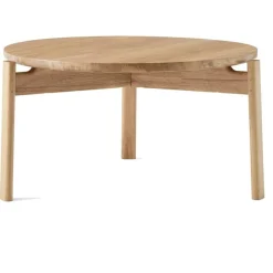 Audo Copenhagen Soffbord-Passage Soffbord Naturlig Ek, Ø50 cm