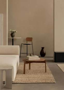 Passage Soffbord Valnöt, Ø90 cm