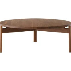 Passage Soffbord Valnöt, Ø90 cm