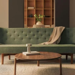 Passage Soffbord Valnöt, Ø90 cm