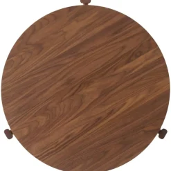 Passage Soffbord Valnöt, Ø90 cm