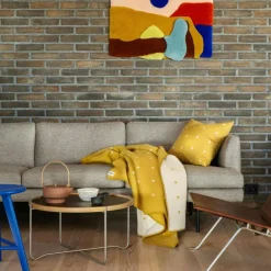 Pastille Kudde 50x50 cm, Sun Yellow