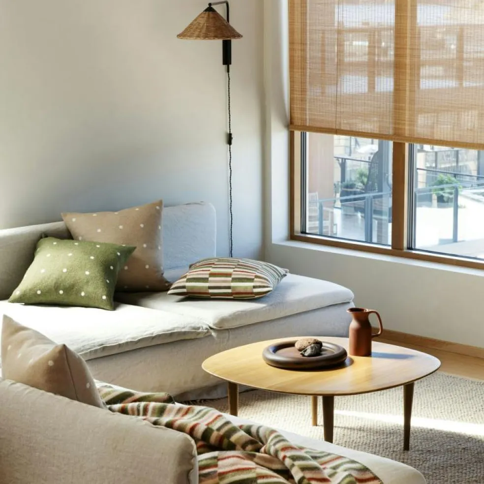 Pastille Kudde 50x50 cm, Sun Yellow