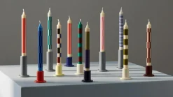 HAY Ljus-Pattern Ljus 4-pack, Blå / Grön