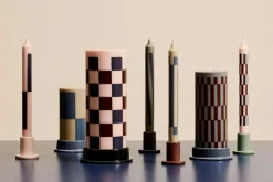 HAY Ljus-Pattern Ljus 4-pack, Blå / Grön