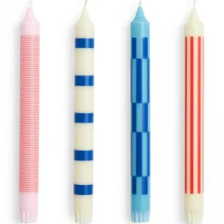 HAY Ljus-Pattern Ljus 4-pack, Blå / Grön