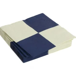 HAY Servetter & Tillbehör-Pattern Servetter 16x16 cm, Blå / Off-white