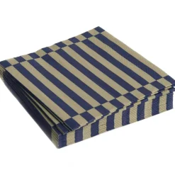 HAY Servetter & Tillbehör-Pattern Servetter 16x16 cm, Blå / Off-white