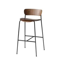 &Tradition Barstolar & Barpallar-Pavilion Av7 Barstol, Svartlackad Ek