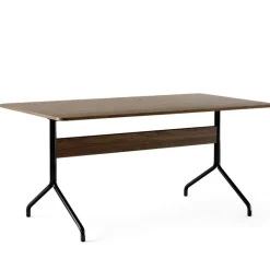 Pavilion AV18 Matbord 160x90 cm, Valnöt/Krom