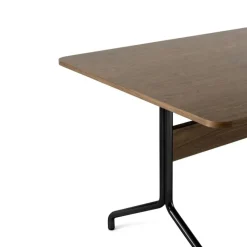 Pavilion AV18 Matbord 160x90 cm, Valnöt/Krom