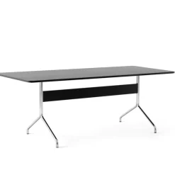 &Tradition Matbord Och Barbord-Pavilion AV19 Matbord 200x90 cm, Valnöt/Krom