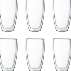 Bodum Kaffekoppar-PAVINA Dubbelväggade Glas 35 cl, 6-Pack