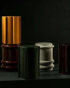 Pawn Sidobord Geometrical, Brun