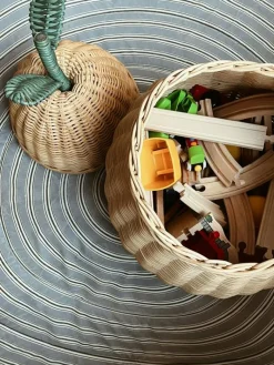 Barn Ferm Living KIDS Leksaksförvaring-Pear Flätad Förvaringskorg, Stor