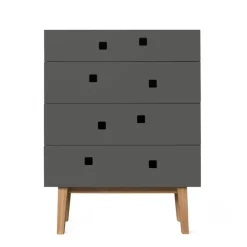 Peep B3 Byrå, Slate Grey/Ek Retro