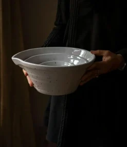 Potteryjo Bunkar & Skålar-Peep Skål 35 cm, Matt Svart