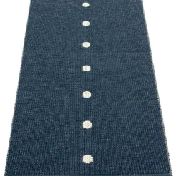 Peg Matta 70x280 cm, Mörkblå/Vanilj