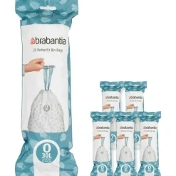 Brabantia Papperskorgar & Pedalhinkar-PerfectFit Avfallspåse O 30L, 120 pcs