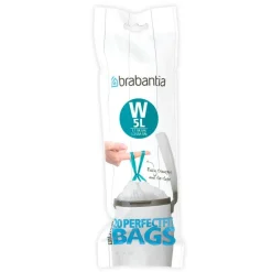 Brabantia Papperskorgar & Pedalhinkar-PerfectFit Avfallspåse W 5L 20 St