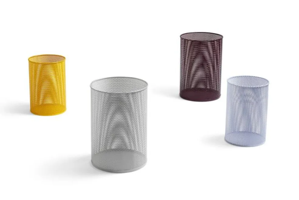 Perforated Bin Papperskorg L 44 cm, Ljusgrå