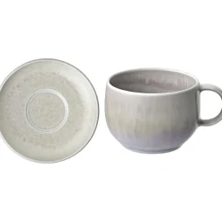 Villeroy & Boch Espressokoppar-Perlemor Sand Espressokopp Med Fat