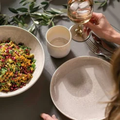 Perlemor Tallrik 27 cm, Sand