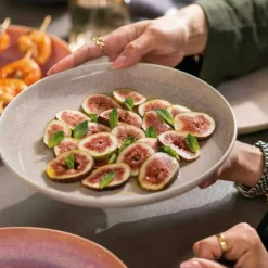 Perlemor Tallrik 27 cm, Sand