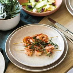 Perlemor Tallrik 27 cm, Sand